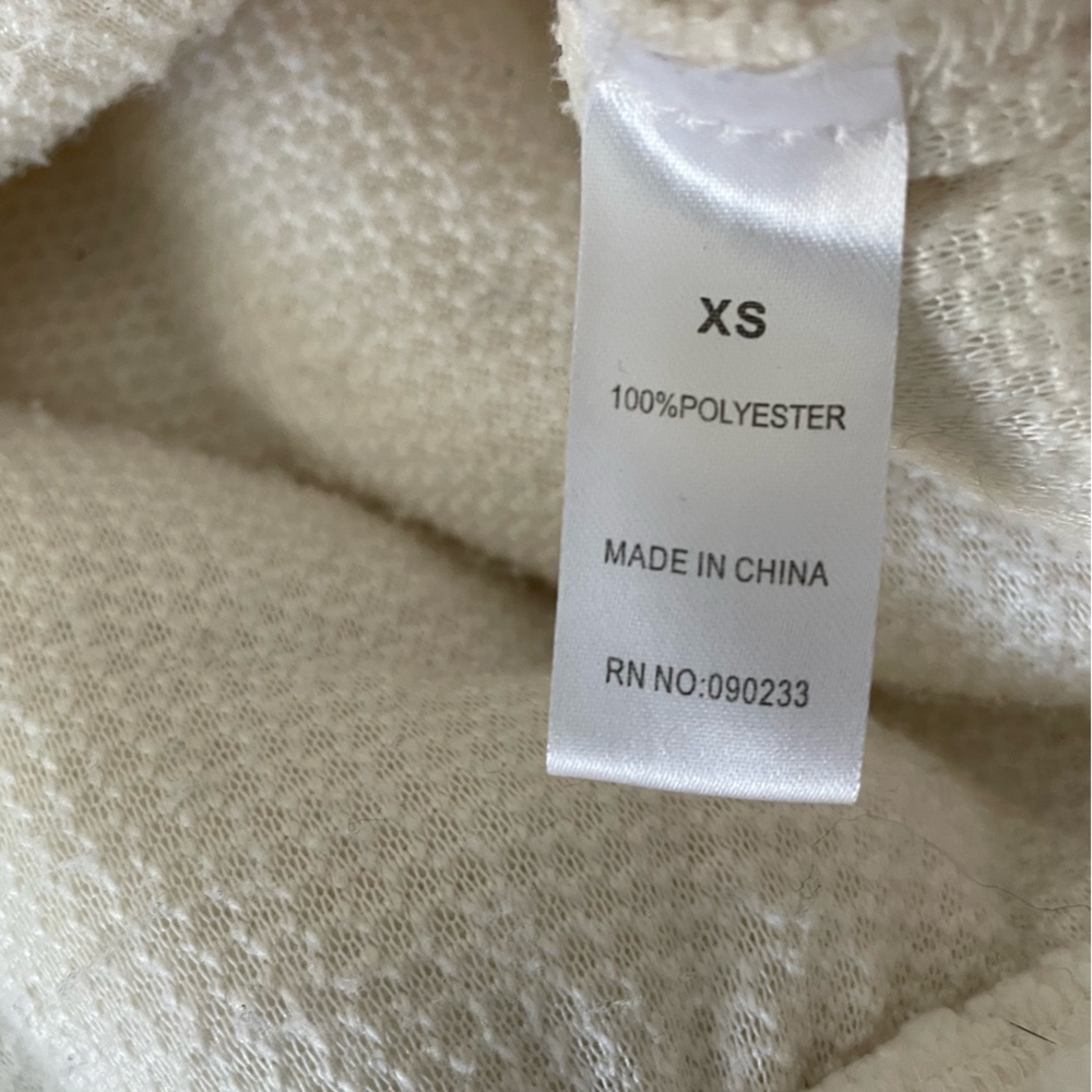 PacSun Cream Fleece Sweatshirt - Picture 10 of 12